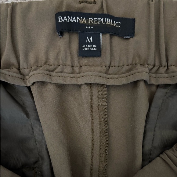 Banana Republic Women’s Olive Green/brown Cargo Jogger Pants Medium - Picture 3 of 4